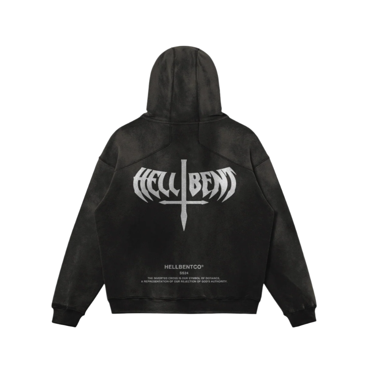 (Smoke) HEVITEK Faded Heavyweight Hoodie