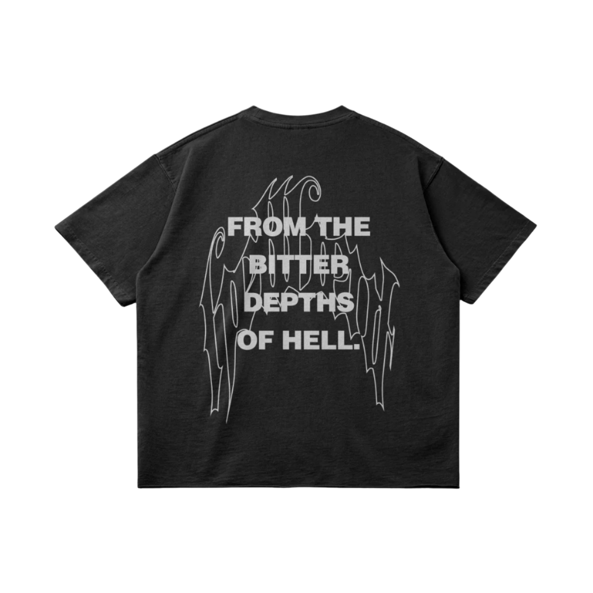 HELLBENT NEURAL NETWORK Raw Hem Tee