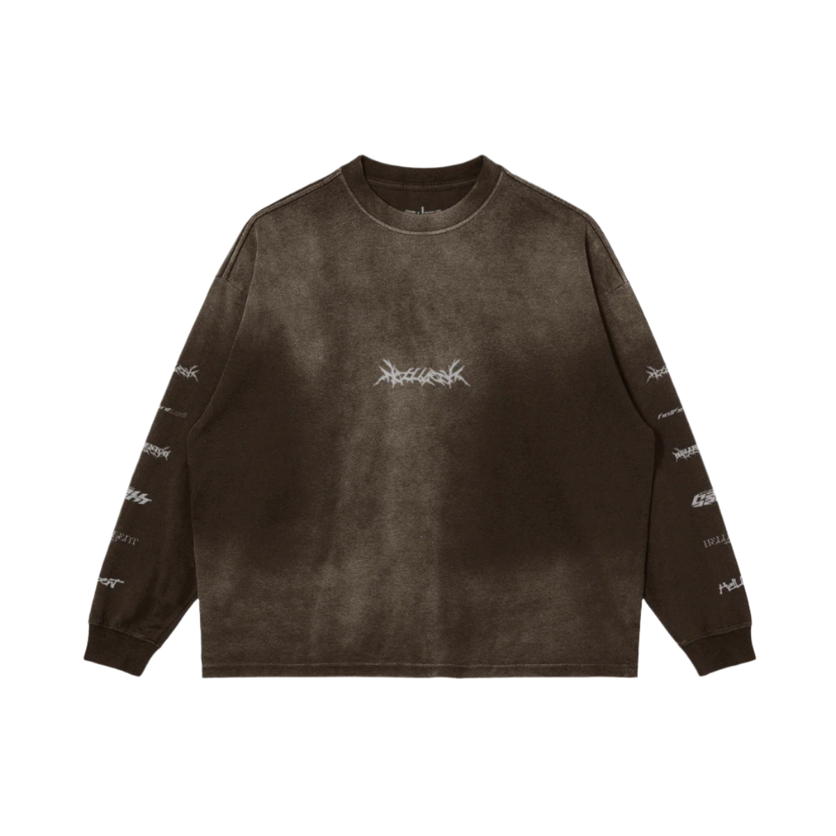 REPEAT Raw Hem Long Sleeve Tee