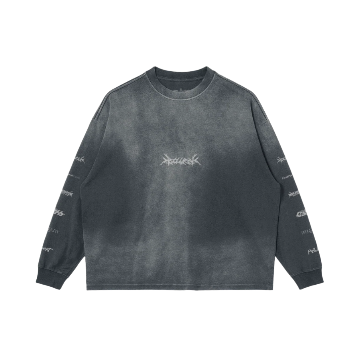 REPEAT Raw Hem Long Sleeve Tee