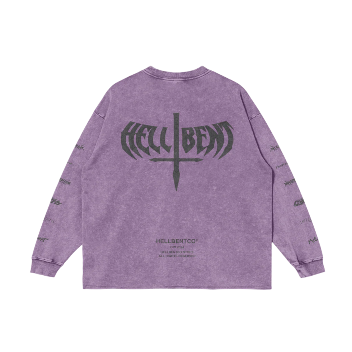 REPEAT Raw Hem Long Sleeve Tee