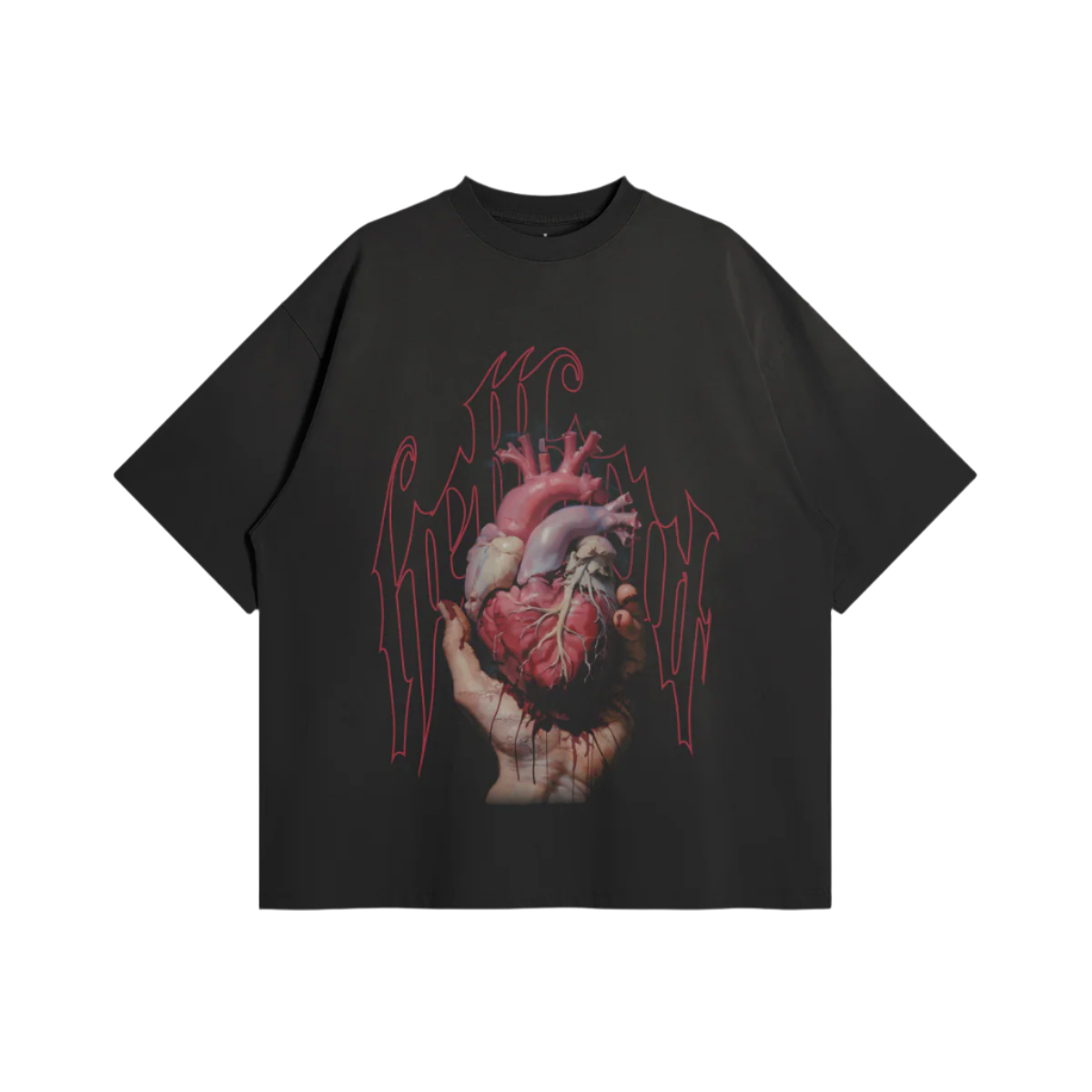 HOSTAGE Oversized Faded Tee