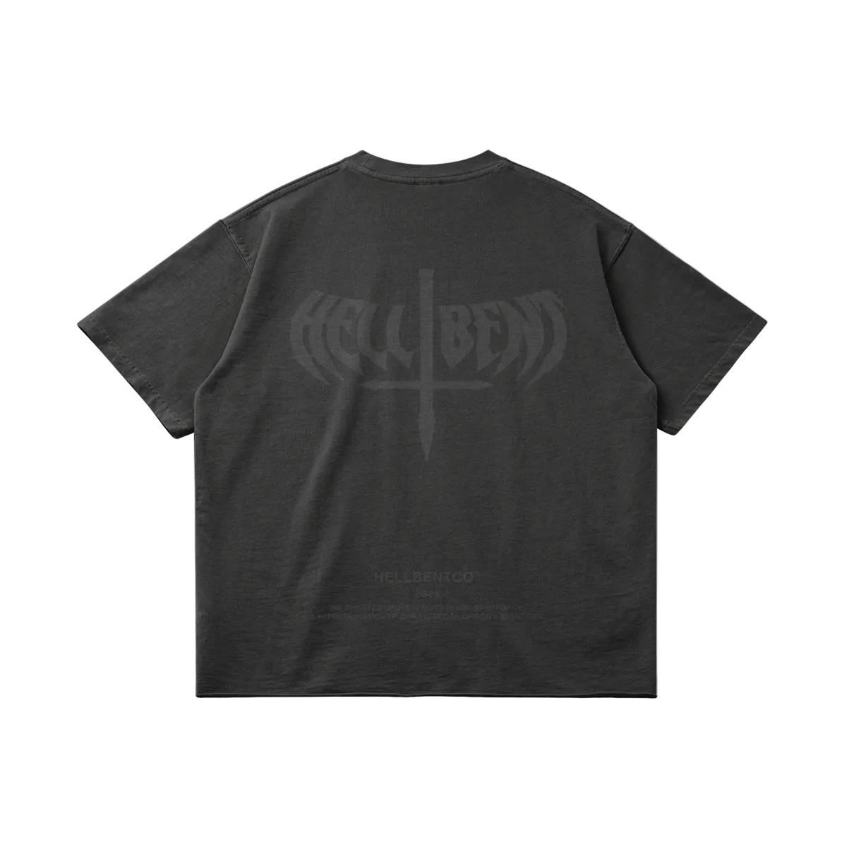 SKEPTIC Faded Raw Hem Tee