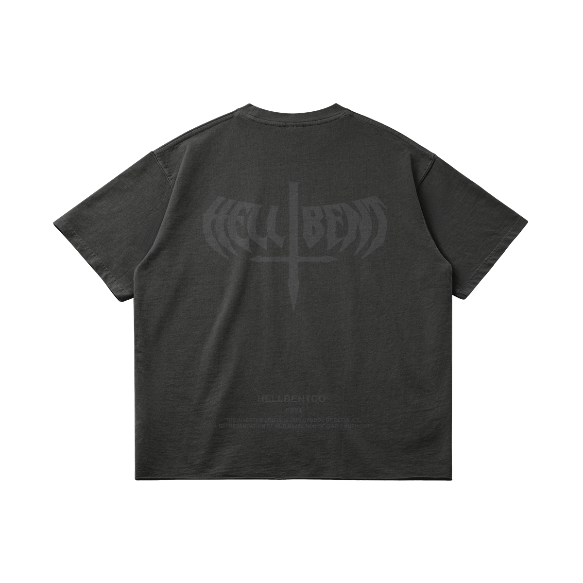 HURT Faded Raw Hem Tee