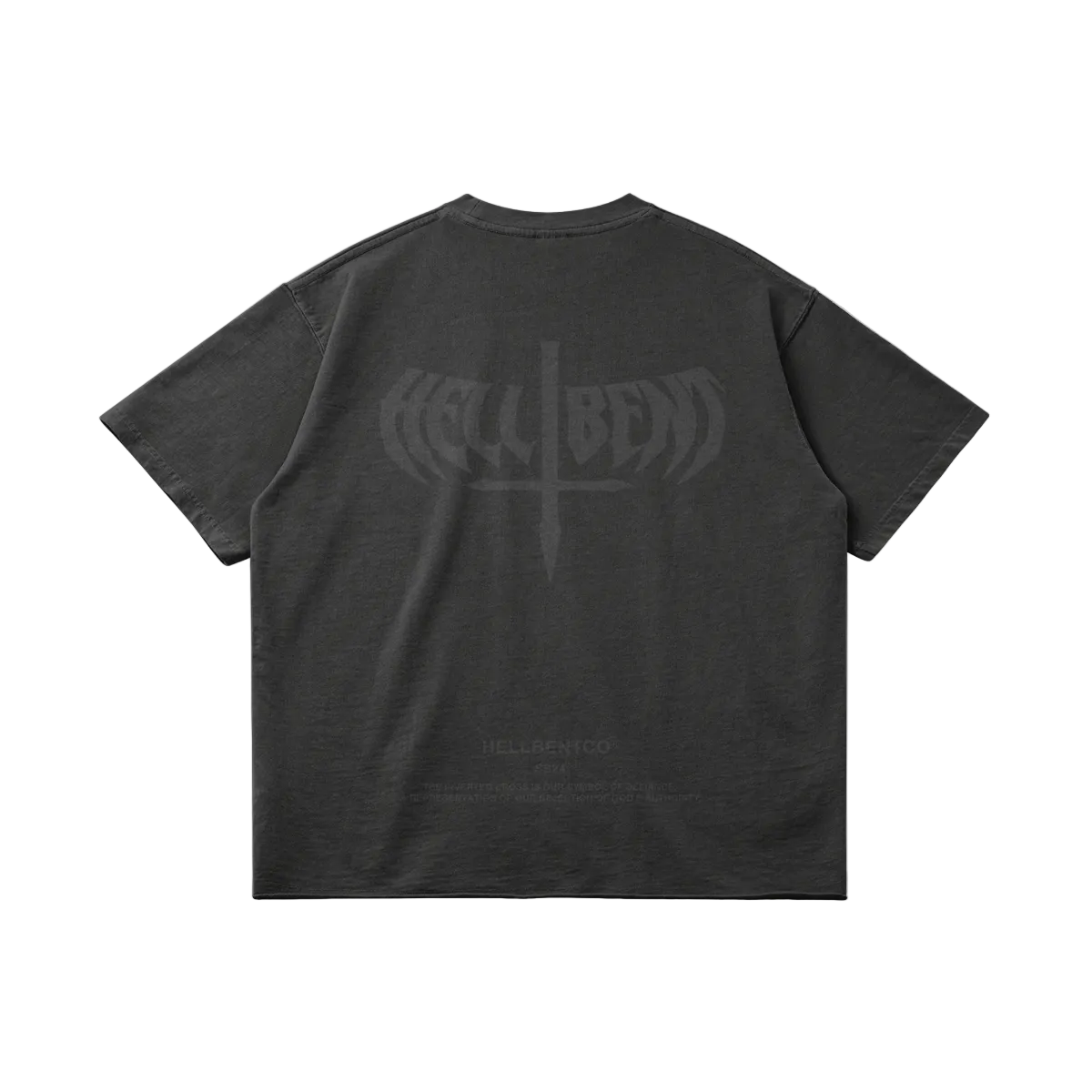 HURT Faded Raw Hem Tee