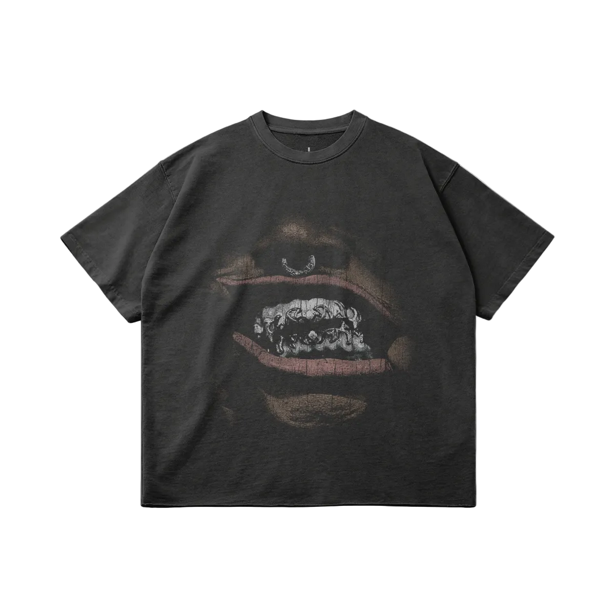HURT Faded Raw Hem Tee